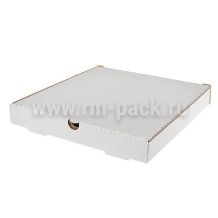 Коробка под пиццу 320х320 белая микро/50